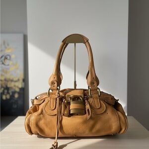 Chloe Paddington Tan Leather Handbag